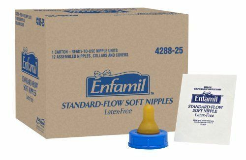 Enfamil Standard-flow Soft Nipple Choose 12, 25 Or 50 Count